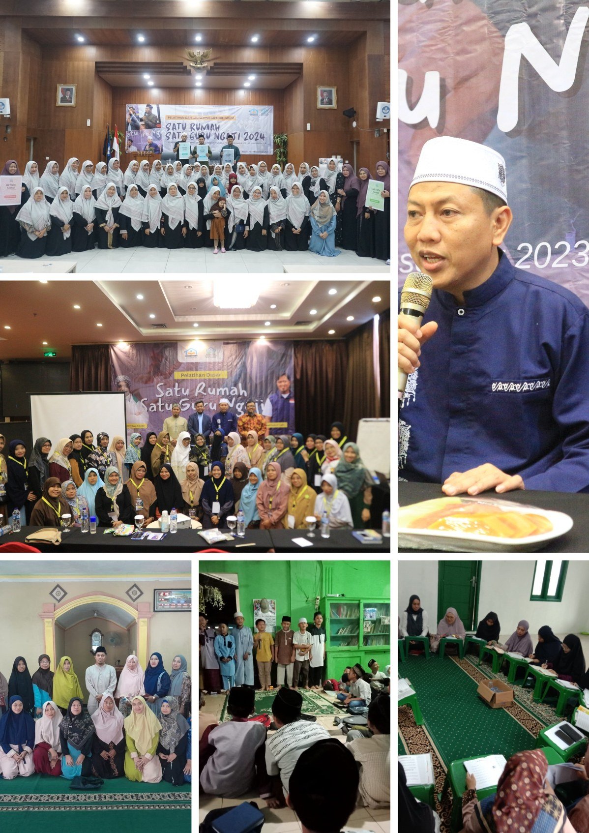 Dokumentasi pelatihan dan kegiatan guru RPBU